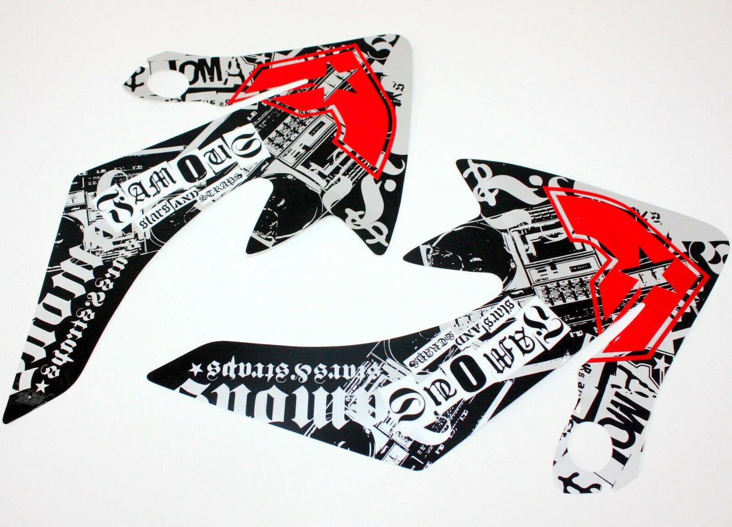 Decals Graphics Sticker Kit for CRF50 Style Fairing Dirt Bike