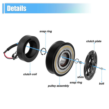 AC Compressor Clutch Kit for Honda Civic