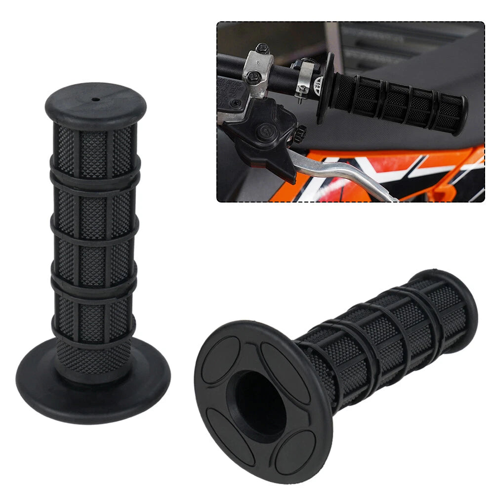 Universal 7/8" & 1" Soft Rubber Hand Grips for MX Pit Dirt Bike Motorcycle