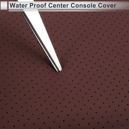 Car Center Console Cover for BMW X5 (2019-2024) - Dark Red Storage Bag Set