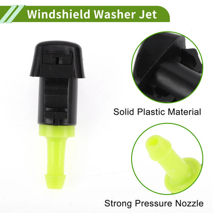 2x Windshield Washer Nozzle Y Hose Connector for Chrysler Town (2008-2016)