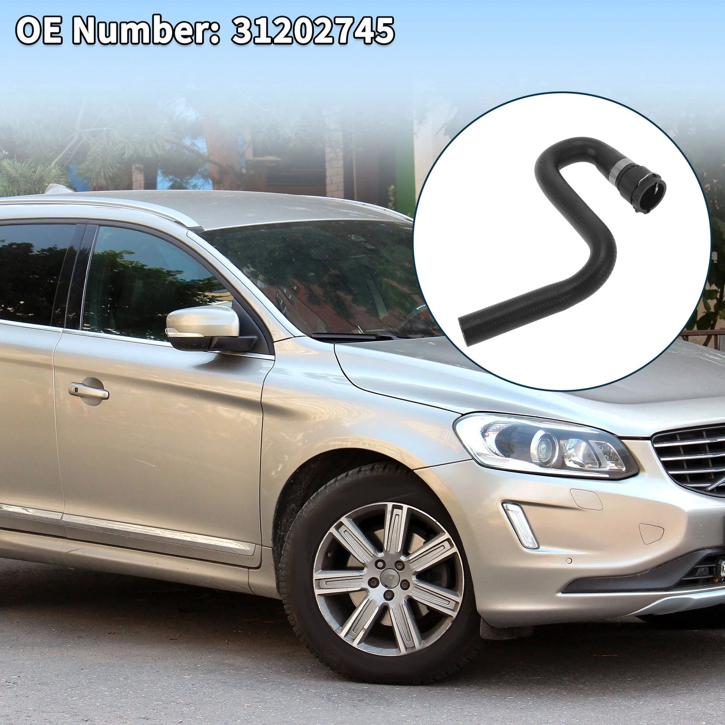 Radiator Hose Warm Air Inlet Pipe for Volvo XC60 (2010-2015)
