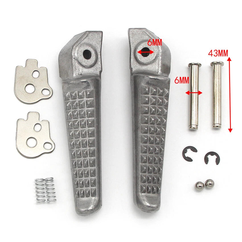 Rear Footrest Pegs for Honda NC700X NC750X NTV650 NT400 Bros (2012-2023)