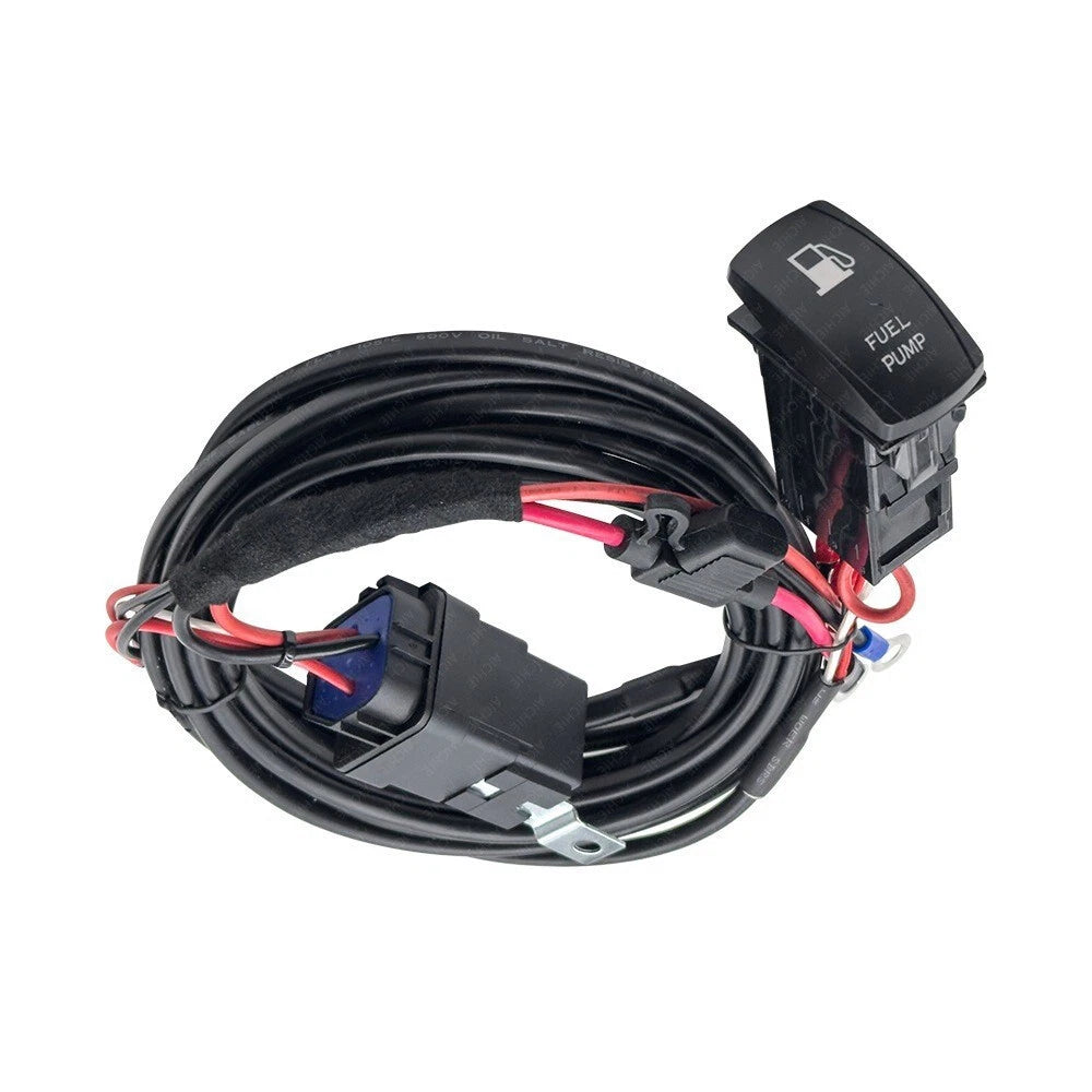 12V 40A Relay Fuel Pump Switch Wiring Harness for Car Boat SUV (Universal)