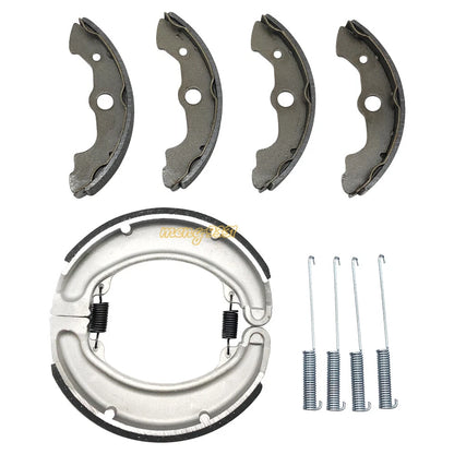 Front Rear Brake Shoes w Pins for Honda Fourtrax 300 4x4 TRX300FW (1988–2000)