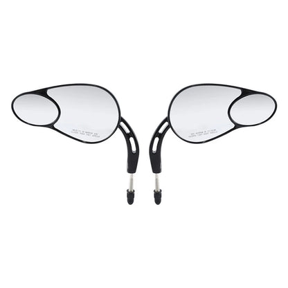 Rearview Mirrors Black for Harley Electra Road Glide Heritage Softail Fatboy