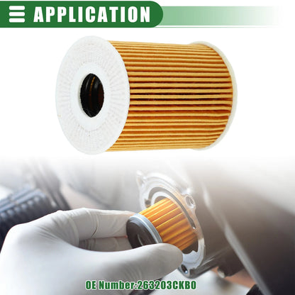 Engine Oil & Fuel Filter Set for Kia Telluride (2020-2023)
