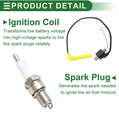 Ignition Coil for Honda Rincon 650 TRX650FA 2003-2005 (1 Set)