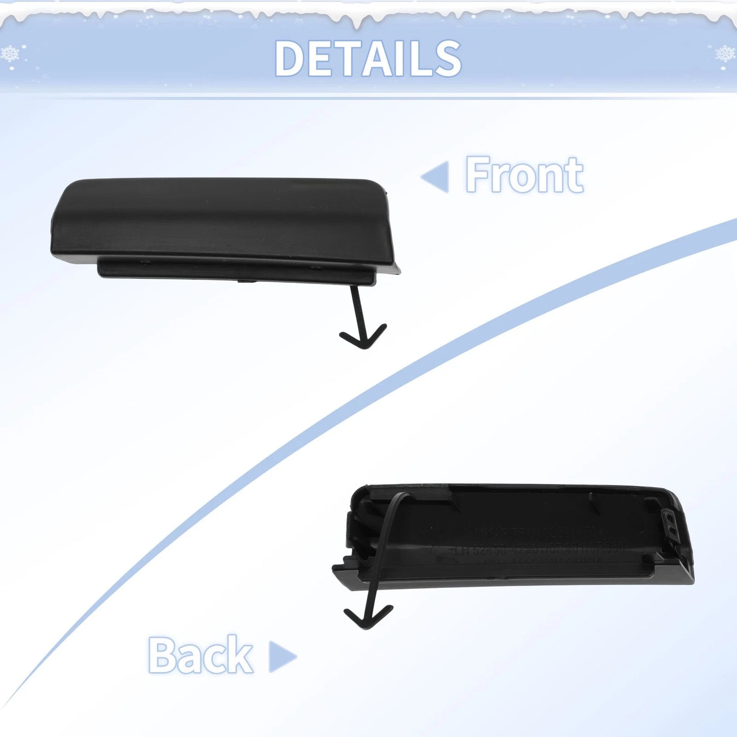 Left Front Tow Hook Cover for Toyota Avensis (2015-2018)
