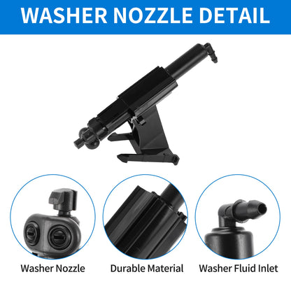 Front Passenger Side Headlight Washer Nozzle for Ford Focus (2012-2018)