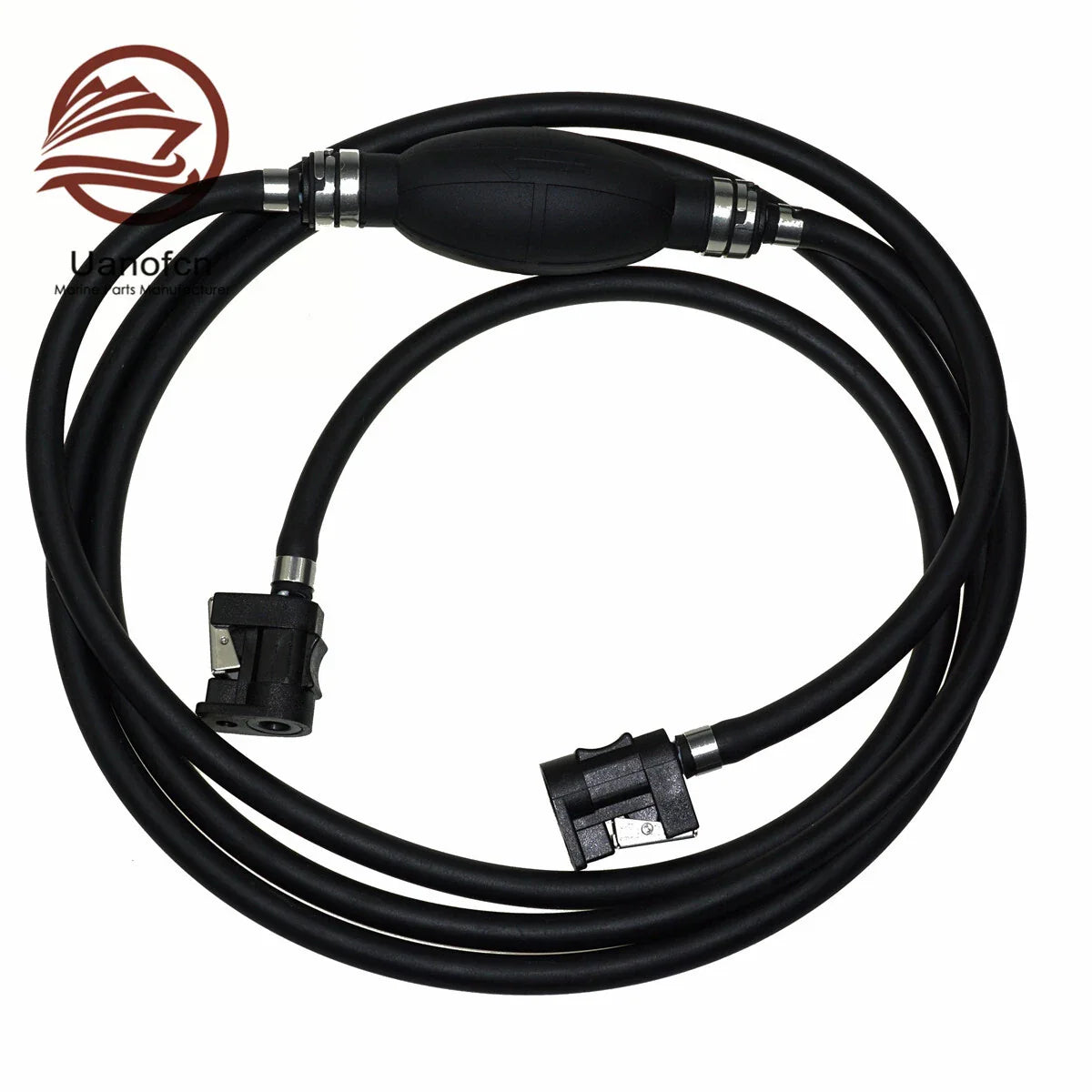 6MM Fuel Primer Pump with Line & Connector for Yamaha Outboard