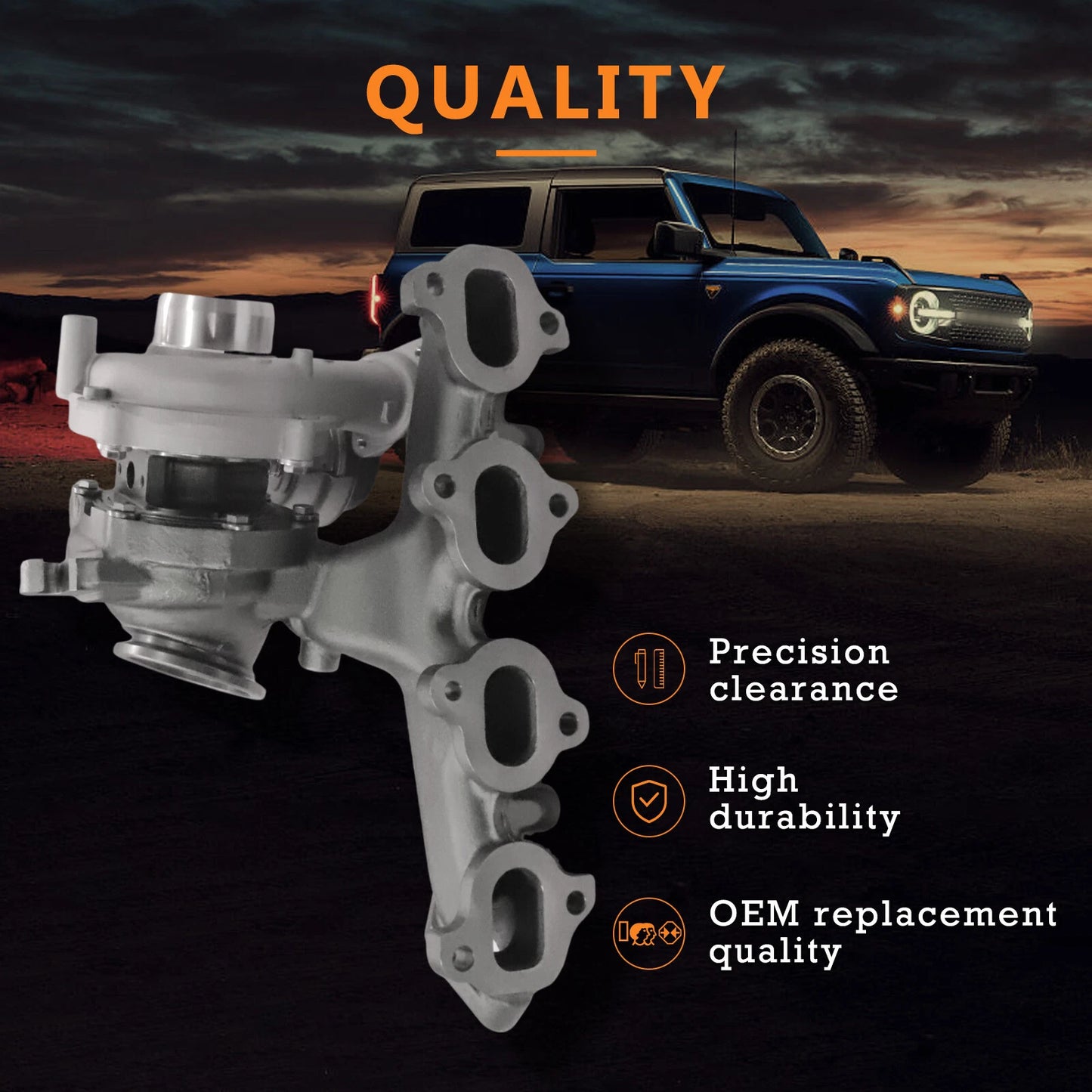 BV43 Turbocharger for Nissan NP300 D23 2.3L Diesel (2015-2023)