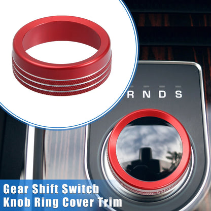 Gear Shift Knob Cover Trim for Ford Maverick 2022-2023 Red