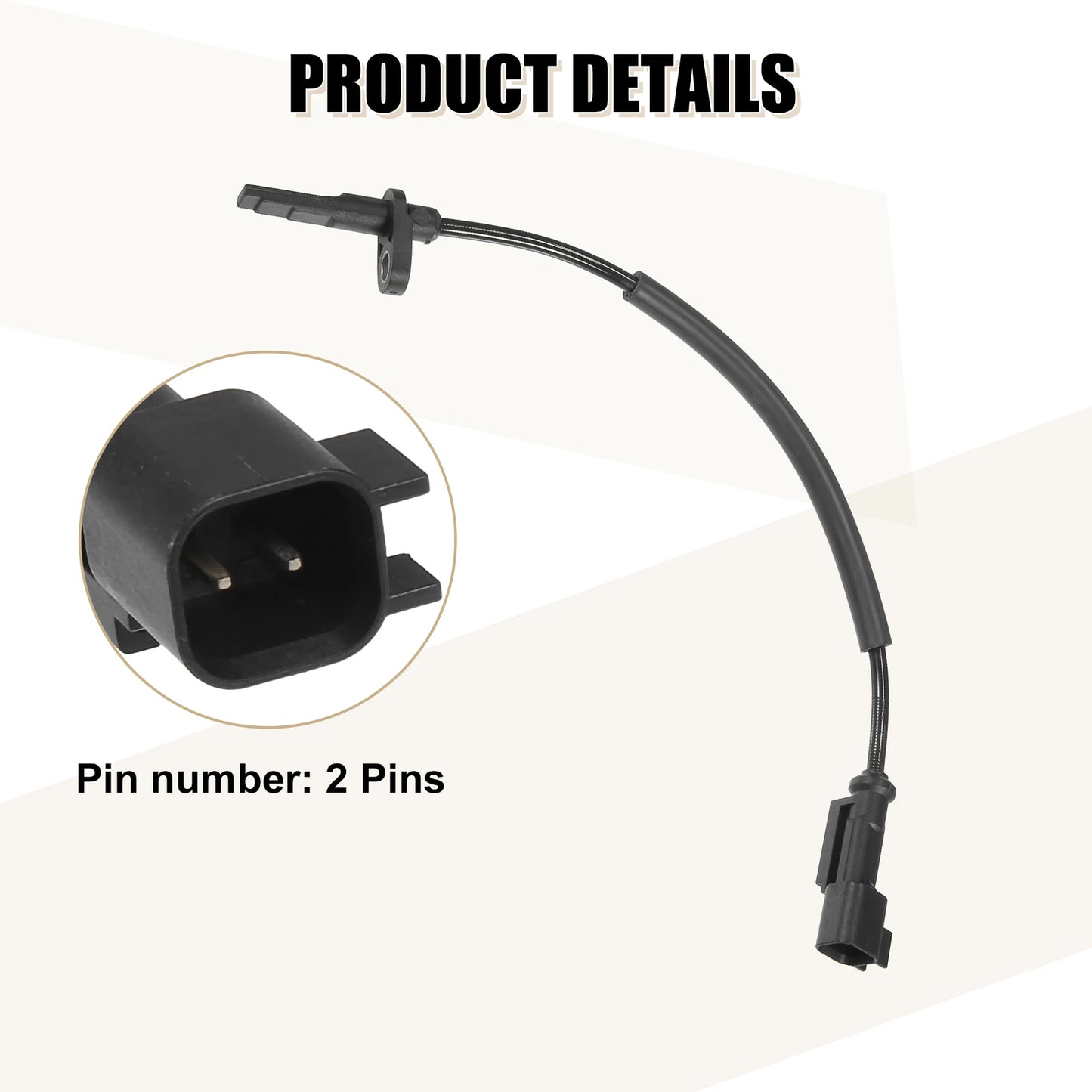 ABS Wheel Speed Sensor Front Left/Right for Ford (BK21-2B372-AC)