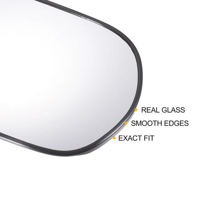 Left Right White Mirror Glass w/ Back Non-heated for Honda Civic (2006-2011)