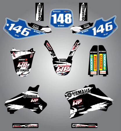 Custom Graphic Kit - SAFARI - Yamaha YZ 80 Stickers Decals (1993-2001)