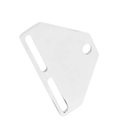Bottom Mount Headlight Bracket Adapter for Silver Cruiser Choppers