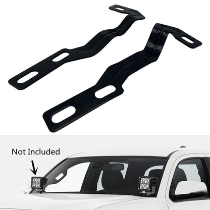 Engine Hood Hinge Ditch LED Light Mounting Bracket for Toyota Tacoma (2016-2021)