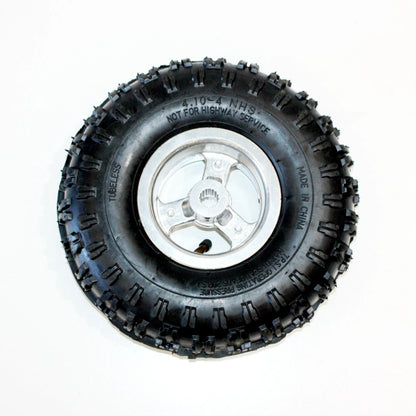 4.10-4 4" Rear 16T Spline Wheel Rim Tyres for 49cc Mini Quad Bike ATV