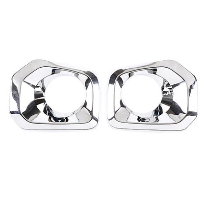 Front Bumper Grille Chrome Fog Light Covers for Toyota Tacoma (2016-2023)