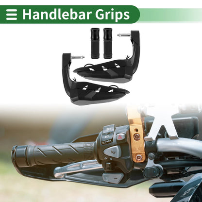 Hand Grips Cover Handlebar Cover Aluminum Diamond Pattern for Motorcycle