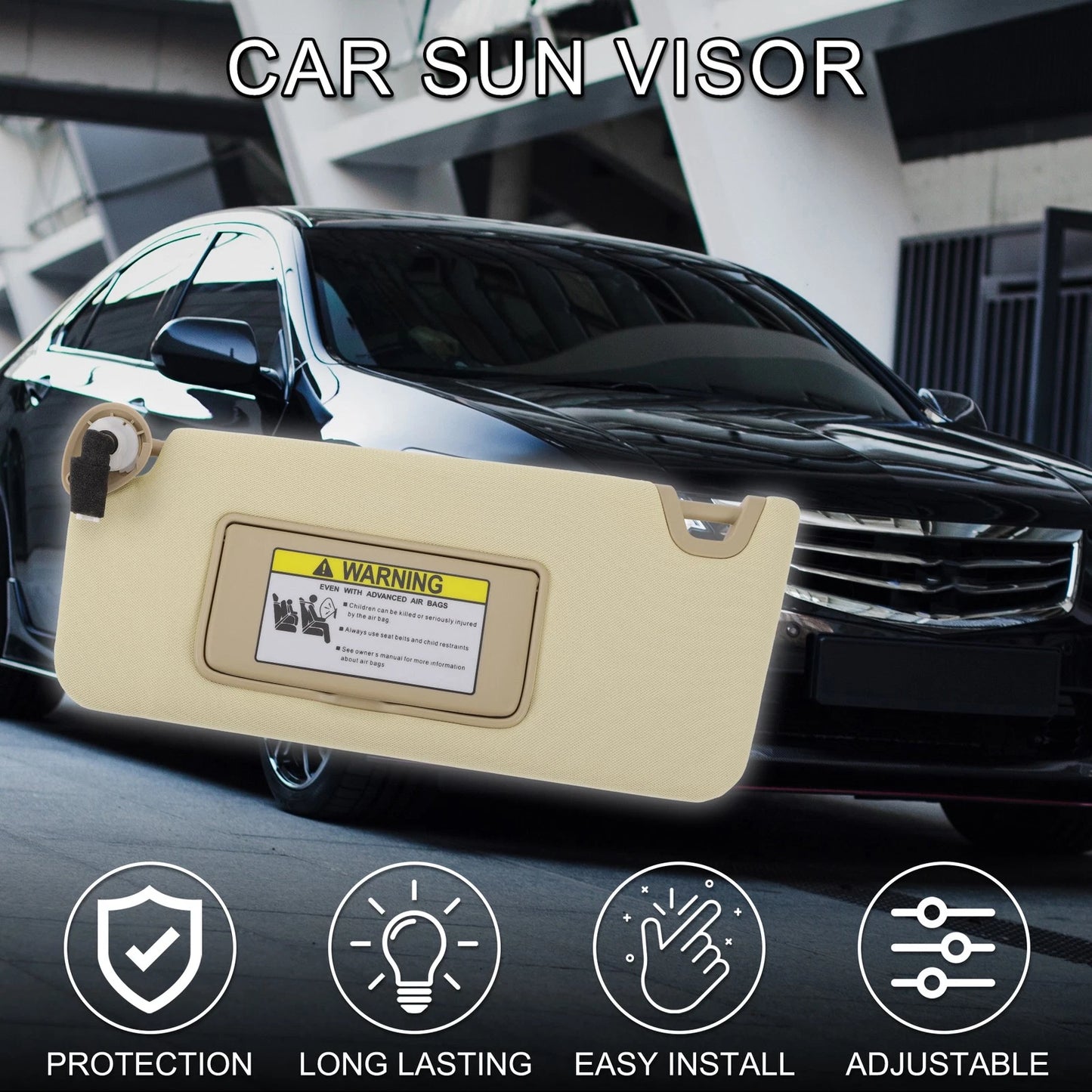 Car Sun Visor with Mirror & Light for Honda Accord (2018-2023)