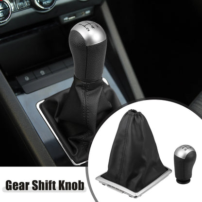 5 Speed Manual Gear Shift Knob with Dust Cover for Ford Focus (2000-2018)