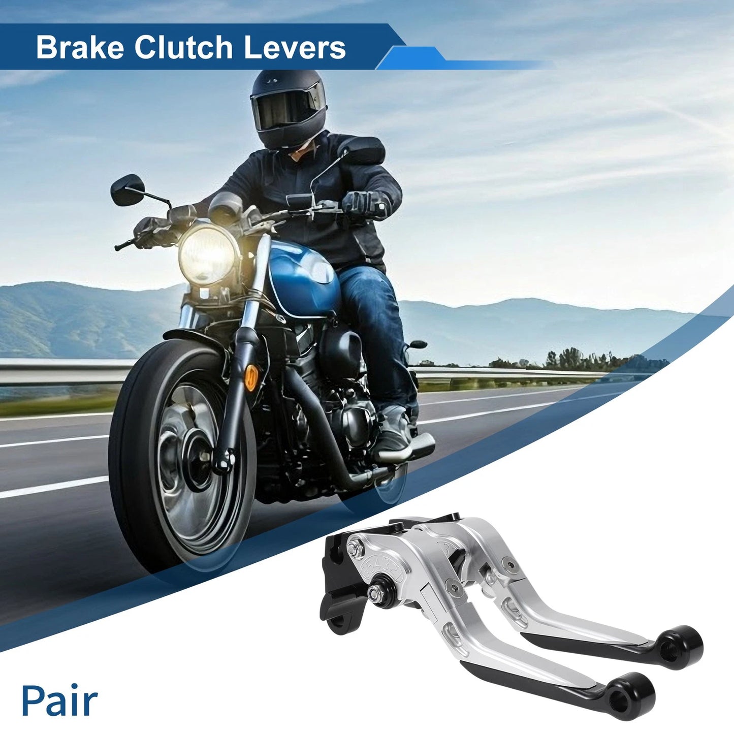 Pair Adjustable Short Long Brake Clutch Lever for Yamaha WR125X (2009–2015)