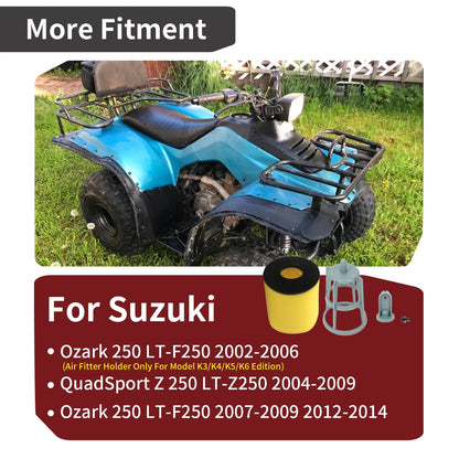 Air Filter & Cage Holder for Suzuki Quadsport Z250 LTZ250 2004-2009