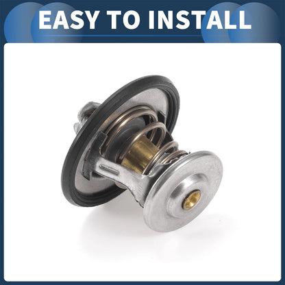 Engine Coolant Thermostat for Ford Consul (1972-1974) Silver Tone