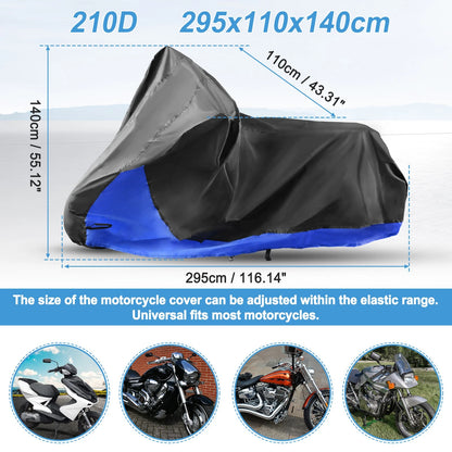 2-in-1 Motorcycle Cover for Harley-Davidson Road King Glide Special Trike