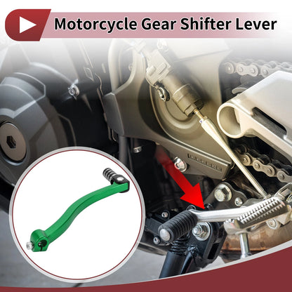 Folding Gear Shifter Lever for Kayo T6 Green Black