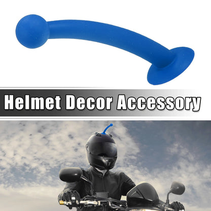 Antenna Shape Roof Ornament Blue for Car Motorcycle Bike Helmets