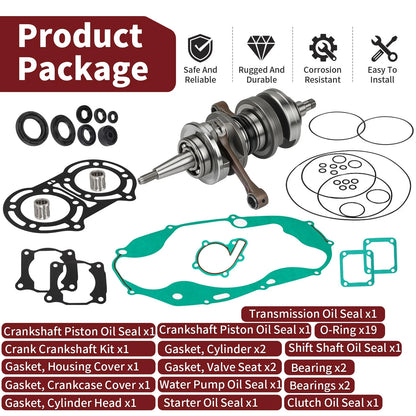 Crankshaft Kit Gasket & Seal for Yamaha Banshee 350 YFZ350 1987-2006