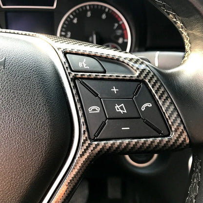 Adhesive Steering Wheel Trim Cover for Mercedes C/E/CLA (2012–2014)