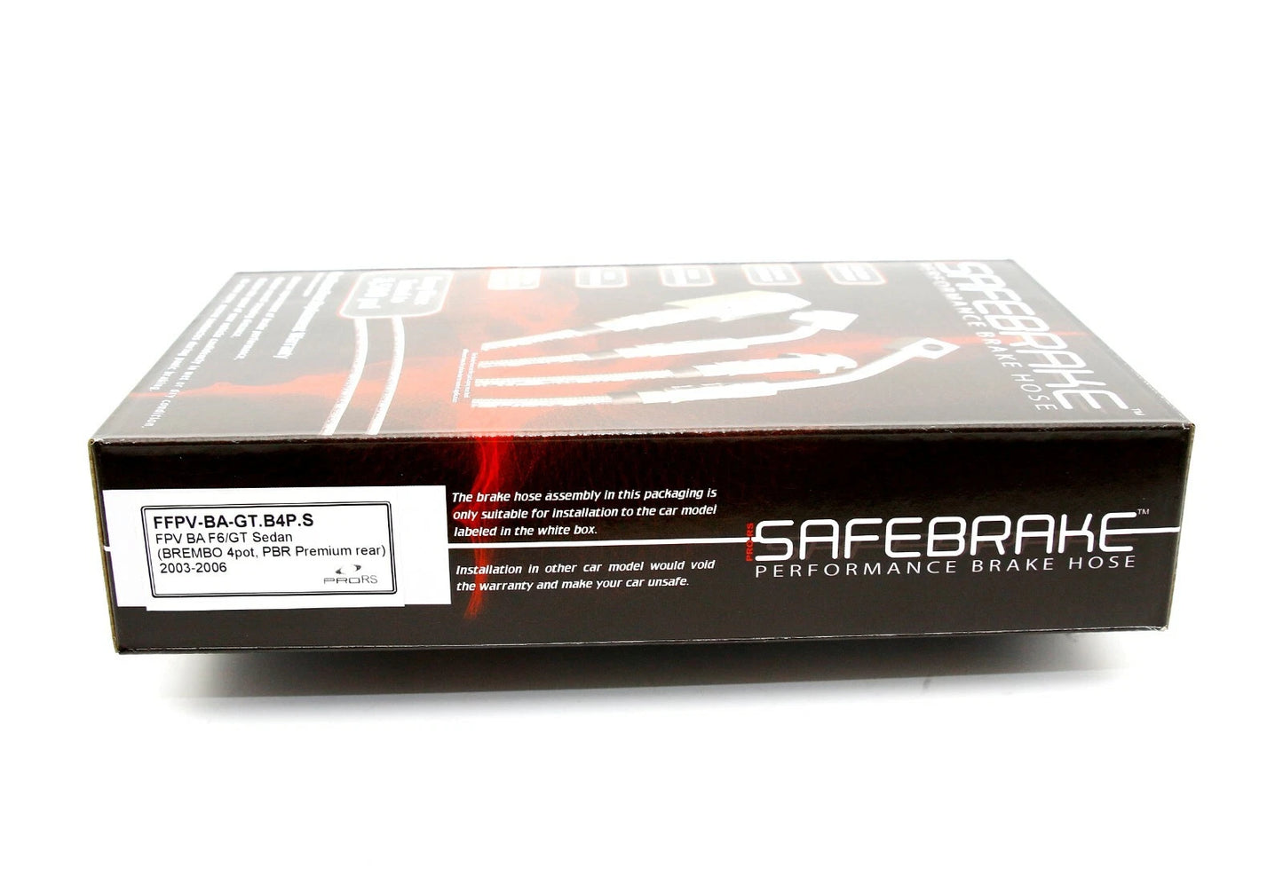 Brake Line Kit for FPV BA F6 Typhoon/GT Sedan (BREMBO 4-pot front/PBR rear)