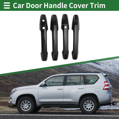 Car Door Handle Cover Trim for Honda Odyssey 2015-2022 Carbon Fiber Black