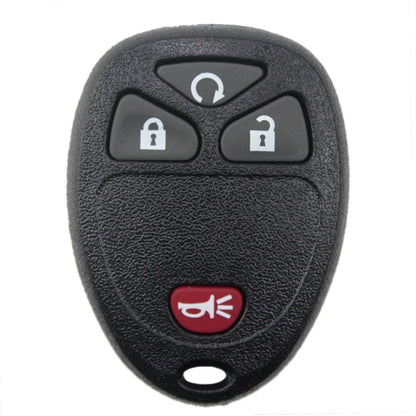 Replacement 4 Buttons Remote Start Keyless Entry Key Fob Fit for GMC 15913421