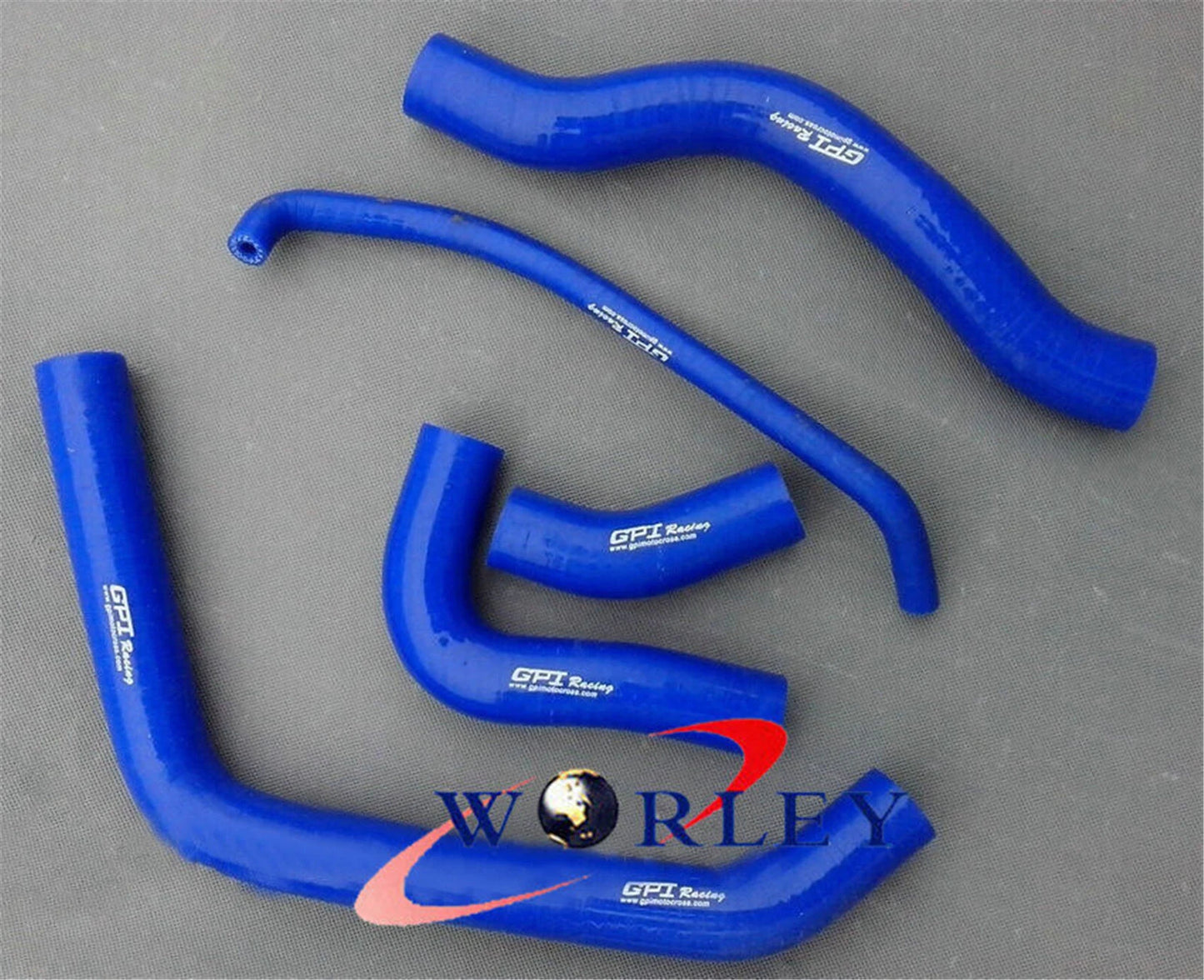 Blue Silicone Radiator Hose for Honda CBR600F3 (1995-1998)
