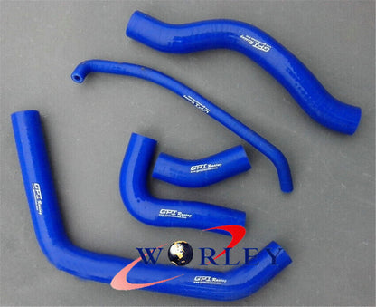Blue Silicone Radiator Hose for Honda CBR600F3 (1995-1998)