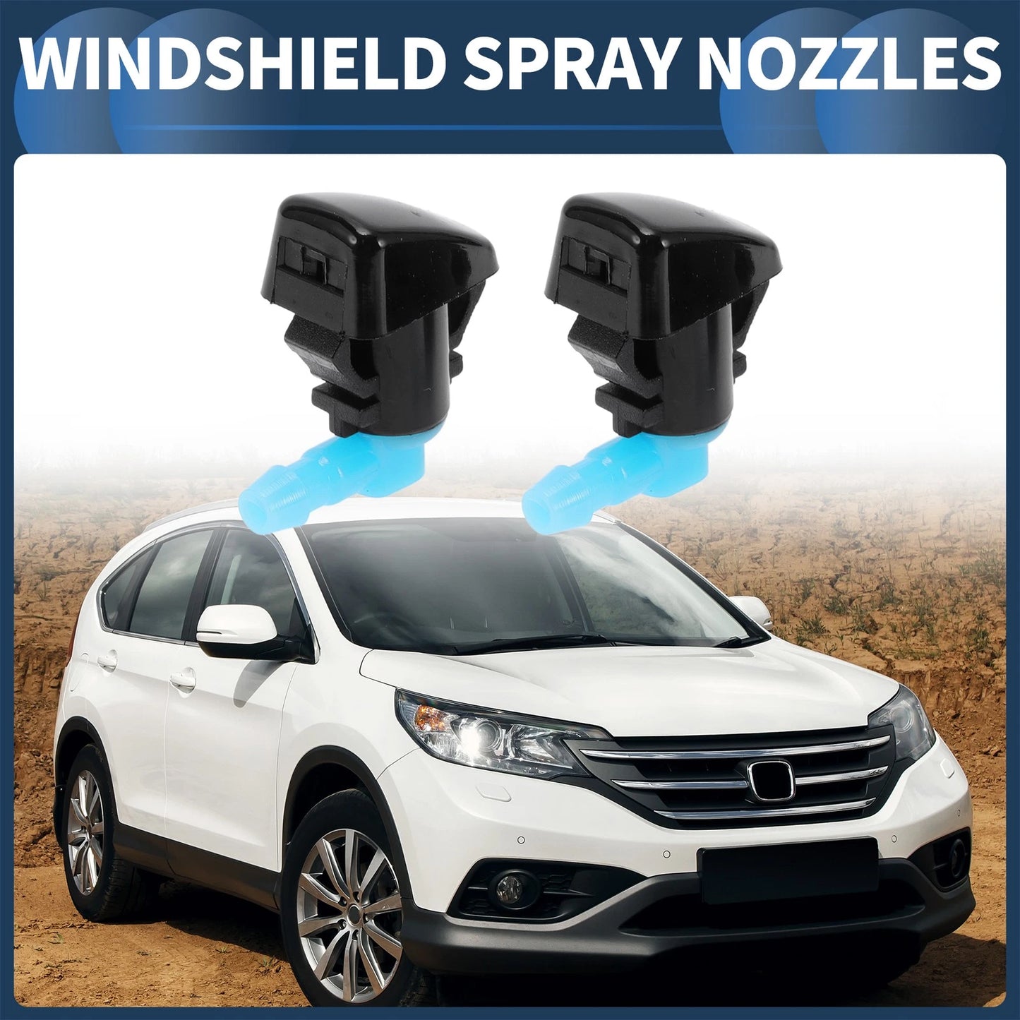 Front Windshield Washer Nozzles for Ford Focus (2000-2018)