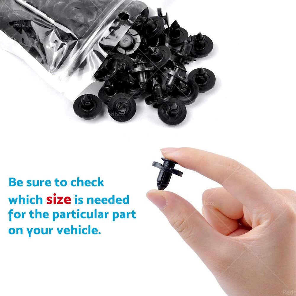 8mm 20x Grille Clips for Nissan Patrol, Cube, Mitsubishi Outlander, Sebring