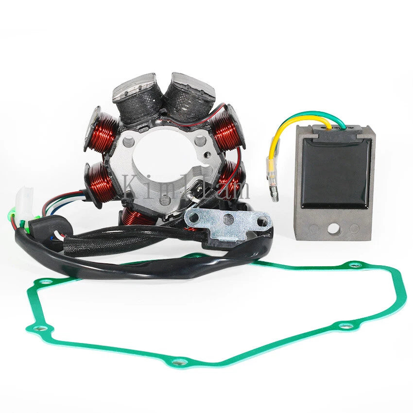 Stator Coil, Regulator Rectifier, Gasket for Honda ATC250R ATC250 (1985)