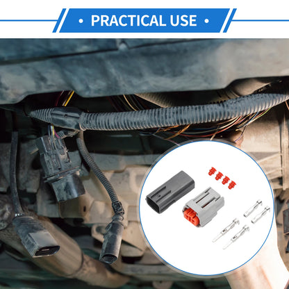 2 x Pin Fog Light Connector Plug for Ford - Male Female Wire Terminal Connector
