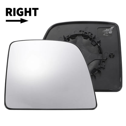 Right Side White Convex Mirror Glass for Ford Transit (2014-2018)
