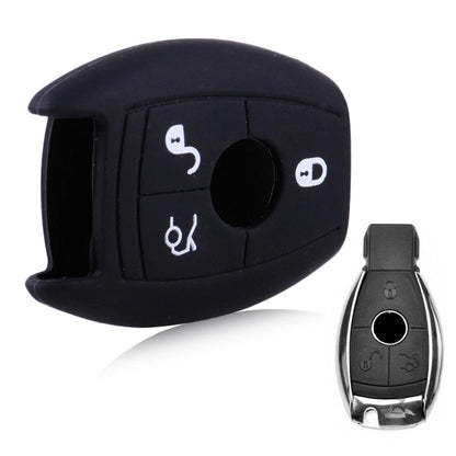 Silicone Key Shell Case Cover for Benz C300 E350 CLK350 GL350 (2008-2015)