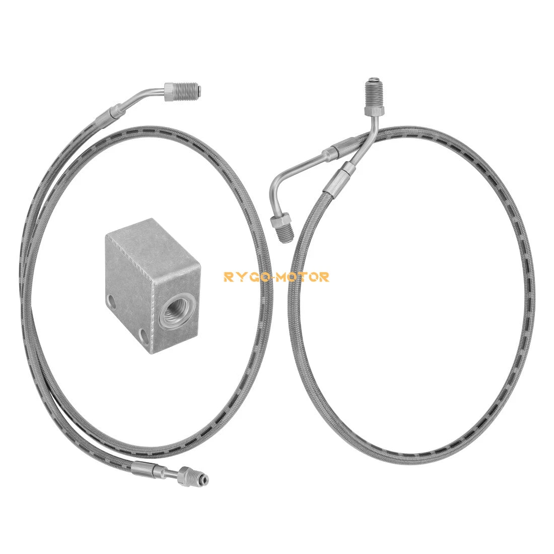 Rear Brake Hose Lines & Fitting Cross for Polaris Ranger 500 4x4/6x6(2000–2004)