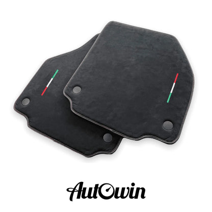 AutoWin Floor Mats for Ferrari F8 Tributo with Alcantara Leather (2019-2023)