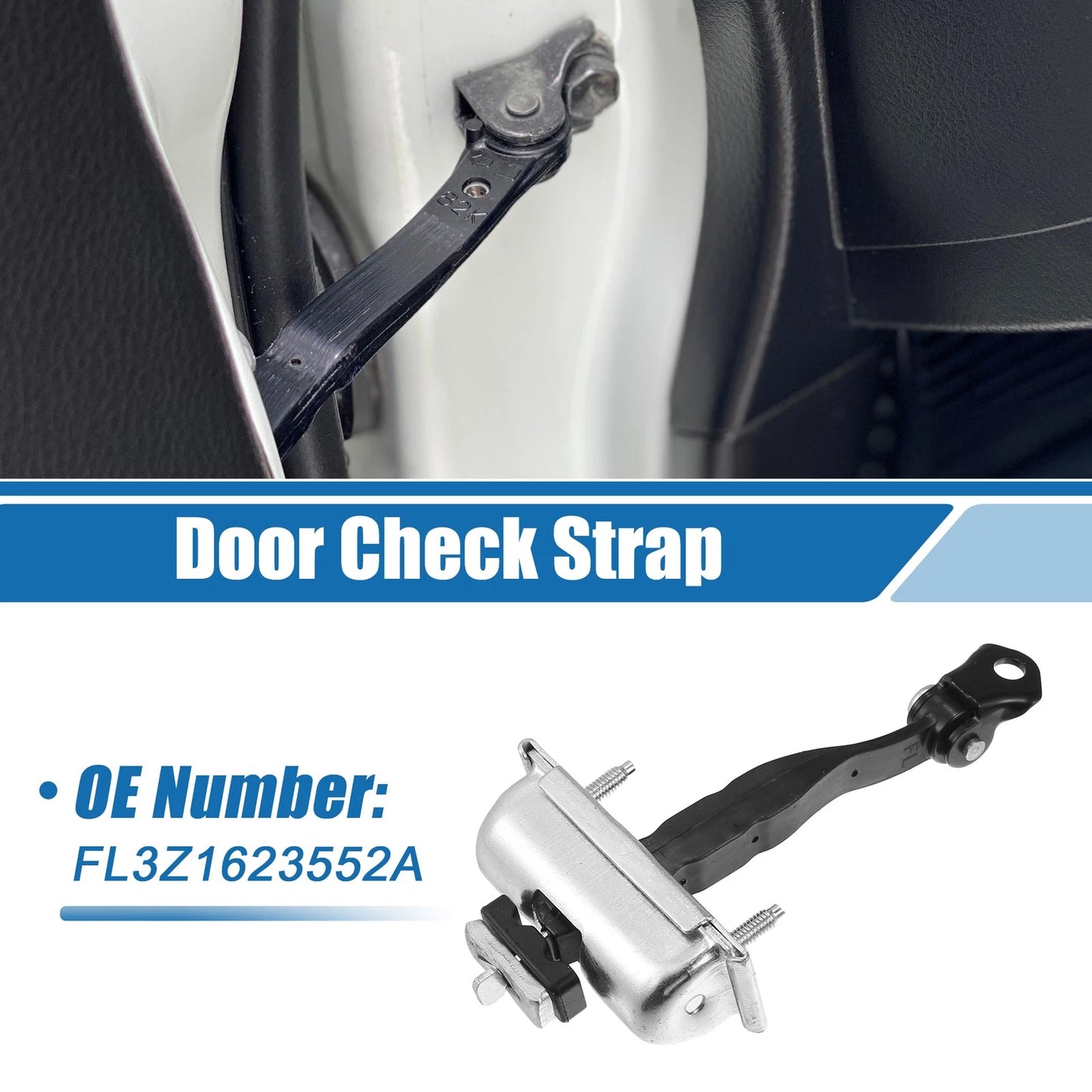 Door Check Stop Strap for Ford F-250 F-350 F-450 F-550 (2017-2019)