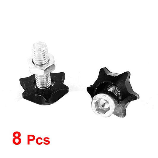 License Plate Bolts Screws Caps Decor / 8 pcs for Cars Motorcycle